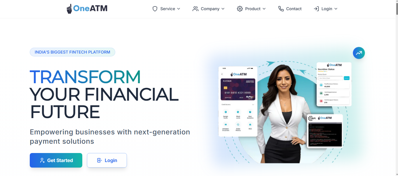 OneATM Fintech Platform Frontend